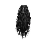 Naturale Extension for coda di cavallo con clip a forma di artiglio, capelli sintetici, ricci e ondulati, da 14 pollici, in fibra resistente al calore Aspetto perfetto