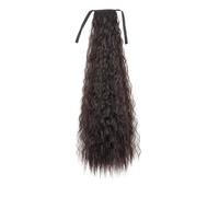 Naturale Extension for coda di cavallo con onde lunghe, ricce di mais, con clip, for donna Aspetto perfetto(4)