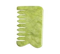 Naturale Giada Pietra Gua Sha Massaggio Pettine Gouache Raschietto for La Testa Del Corpo Meridiano Raschiando Consiglio di Agopuntura Cura di Bellezza 1Pcs (Color : 5)