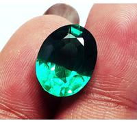 Naturale Grandidierite Bluastro Verde 9 CT Ovale Forma Loose Gemma Certificato