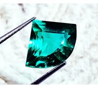 Naturale Grandidierite Bluastro Verde 9 KT Loose Gemma Singolo Certificato R752