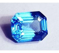 Naturale London Topazio Blu 9.50 + KT Splendente Forma Loose Gemma Certificato