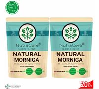 Naturale Moringa Capsule 500mg- (8% Leucina, 6% Lisina) -100% &Organic-180Caps