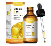Naturale Olio di Vitamina E per la Pelle, Vitamina E Pura, Olio Vitamina E 75,000 UI, per Cicatrici e Smagliature, Idratazione Della Pelle Secca e Riduce le Rughe, Rassodare la pelle corpo, 60ML