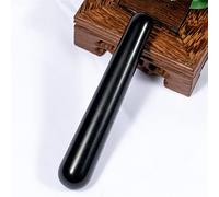 Naturale Rosa Quarzo Rosa Cristallo Massaggio Bastone Massaggio Bacchette Pietra Collezioni di casa (Color : Obsidian)