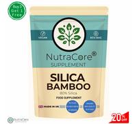 Naturale Silica 500mg Capsules-Natural Bamboo 80% Slica- Capelli, Unghie, Pelle