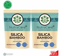 Naturale Silica 500mg Capsules-Natural Bamboo 80% Slica- Capelli, Unghie, Pelle