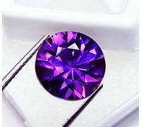 Naturale Viola Tanzanite Taglio Diamante 8 A 10 KT Loose Gemma Certificato