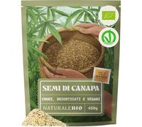 NaturaleBio Semi di Canapa Bio Decorticati Crudi Topping Vegetale