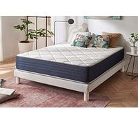 Naturalex | Aura | Materasso Matrimoniale 160x200 cm in Lattice e Memory | Doppio Strato Viscoelastico Alta Densità | Rigido | Ergonomico con Memoria di Forma Adattata e Indipendenza del Riposo