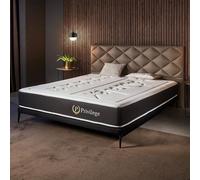 Naturalex - Materasso Matrimoniale 140x200 cm - Privilege - Altezza 25 cm - Schiuma Memory HR, Blue Latex, Ergonomico, Semisolido, Ipoallergenico, Ventilato - Lato Invernale ed Estivo