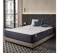 Naturalex - Materasso Matrimoniale 150x190 cm - Perfectsleep - Schiuma Memory HR, Blue Latex, Ergonomico, Fermezza Equilibrata, Ipoallergenico - Lato Invernale ed Estivo