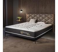 Naturalex - Materasso Matrimoniale 160x190 cm - Privilege - Altezza 25 cm - Schiuma Memory HR, Blue Latex, Ergonomico, Semisolido, Ipoallergenico, Ventilato - Lato Invernale ed Estivo