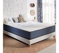 Naturalex - Materasso Memory 160x190 cm Matrimoniale Modello Perfect Dream - Alto 30 cm - Anallergico Antiacaro - Alleviamento Punti di Pressione 7 Zone - Lattice Blue