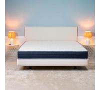 Naturalex - Materasso Piazza e Mezza Memory 120x200 cm - Aerolatex - Spessore 21 cm - Equilibrato - Schiuma HR Alta Densità e Lattice - Struttura Dinamica e Termosensibile ad Adattamento Progressivo
