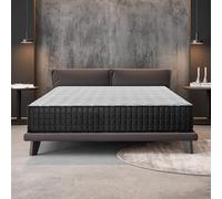 Naturalex - Titanium - Materasso Piazza e Mezza 140x200 cm Memory e Lattice Multi Densità - Nano Particelle Purificanti in Titanio - Sistema Correttivo dei Punti Di Pressione e Antiaffossamento