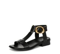 Naturalizer Brandy, Sandali con Tacco Donna, Pelle Nera, 36 EU Larga