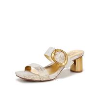 Naturalizer Ida, Sandali con Tacco Donna, Oro Bianco, 37.5 EU Larga