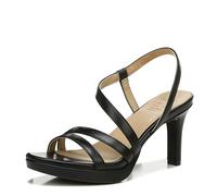 Naturalizer Sandalo donna con tacco Brenta, Nero, 43 EU