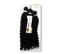 NaturALL Extension sintetiche per capelli lunghi e ricci, 3 x ricci profondi 22/24/26 (colore 1B)