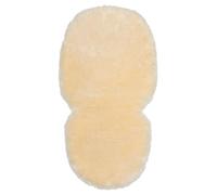 Naturally Sheepskins Fodera per carrozzina in pelle di pecora tosata di lusso, 100% naturale, vestibilità universale, traspirante, termoregolante, facile da pulire (naturale)