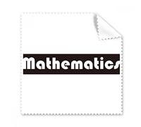 Naturalmente e grandi matematica nero occhiali panno di pulizia Gift Phone Screen Cleaner 5PCS