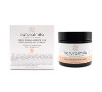 Naturalmila - Crema viso Acne e Imperfezioni per pelli grasse e impure, ad azione Purificante e Riequilibrante con Probiotici, seboregolatrice anti punti neri, Dermatologicamente Testata - 50 ml