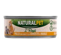 NaturalPet Cat Adult Deliziosi Ragù di carne 85 gr - Pollo con cubetti di arrosto di maiale - Confezione da 6 pezzi - 1° ORDINE? scegli lo sconto BZR5 / BZR20 + 200 punti fedeltà