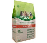 NaturalPet Cat Sterilised Salmone - 8 Kg - Crocchette naturali cane - 1° ORDINE? scegli lo sconto BZR5 / BZR20 + 200 punti fedeltà