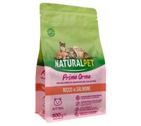 NaturalPet Kitten Prime Orme Salmone - 300 gr - Crocchette naturali cane - 1° ORDINE? scegli lo sconto BZR5 / BZR20 + 200 punti fedeltà