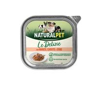 NaturalPet Le Delizie Paté in salsa Dog Adult All Breeds 150 gr - Manzo, carote ed erbe - 1° ORDINE? scegli lo sconto BZR5 / BZR20 + 200 punti fedeltà