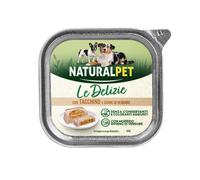 NaturalPet Le Delizie Paté ripieno Dog Adult All Breeds 150 gr - Cuore di verdure con tacchino - 1° ORDINE? scegli lo sconto BZR5 / BZR20 + 200 punti fedeltà