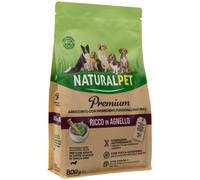 NaturalPet Premium Adult Mini Agnello - 800 gr (scadenza: 21/09/2025) - Crocchette naturali cane - 1° ORDINE? scegli lo sconto BZR5 / BZR20 + 200 punti fedeltà