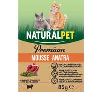 NaturalPet Premium Cat Adult 85gr - Anatra e melograno - Confezione da 6 pezzi - 1° ORDINE? scegli lo sconto BZR5 / BZR20 + 200 punti fedeltà