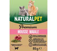 NaturalPet Premium Cat Adult 85gr - Maiale e melograno - Confezione da 6 pezzi - 1° ORDINE? scegli lo sconto BZR5 / BZR20 + 200 punti fedeltà