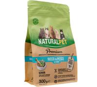 NaturalPet Premium Cat Senior Pesce azzurro - 300 gr - Crocchette naturali cane - 1° ORDINE? scegli lo sconto BZR5 / BZR20 + 200 punti fedeltà