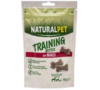 NaturalPet Training Bites snack per cani Grain Free 90 gr - Manzo - 1° ORDINE? scegli lo sconto BZR5 / BZR20 + 200 punti fedeltà
