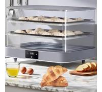 Naturalpowev Macchina Lievitare Pane e Yogurt 40L, Display Touch, Temperatura 20-45°C, umidità 85%, Timer 1-24h, Fermentatore Multiuso per panificatori amatoriali e Professionisti