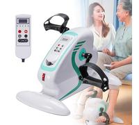 Naturalpowev Pedaliera motorizzata, Cyclette da Tavolo con Display LCD, Resistenza Regolabile, Mini Cyclette per Allenamento in Ufficio a casa, Allenamento per Gambe e Braccia