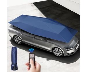 Naturalpowev Tenda per Auto Universale, Posto Auto Coperto Mobile, Tenda per Auto Automatica, ombrellone per tettuccio per Auto per Tenda da Esterno, Adatto alla Maggior Parte dei Tipi di Auto,4.2m