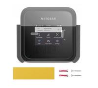 Naturalspring | Supporto da parete per Netgear Nighthawk M6 (MR6150) & M6 Pro (MR6450) 5G Router/Hotspot - su misura | Include 2 viti e 2 tasselli | Strisce adesive da parete