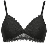 Naturana Padded Soft Cup Bra 5672, Reggiseno Imbottito Donna, Black,