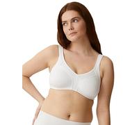 Naturana Reggiseno da Donna Senza Ferretto con Coppe morbide Heritage 5332, Bianco, 6D