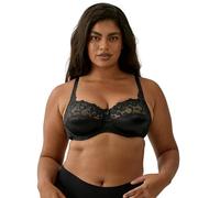 Naturana Raso e Pizzo Reggiseno con Ferretto No Imbottito Coppa Piena Quotidiano
