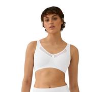 Naturana® Reggiseno morbido con inserto in rete, bianco, 3E