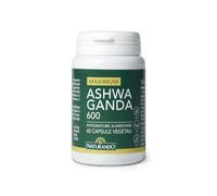 Naturando Maximum ASHWAGANDA 600 Integratore alimentare, con Ashwaganda, ottima in caso di stanchezza fisica e mentale - Flacone da 40 capsule vegetali