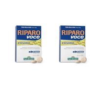 Naturando Riparo Voce Erisimo Per Il Benessere Della Voce - 20 Compresse (Confezione da 2)