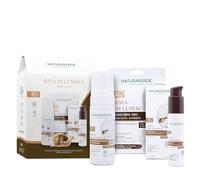 Naturaverde | Bio - Gift Set Lumaca, Confezione Regalo con Siero Viso Rigenerante 60ml, Mousse Detergente 150ml, Maschera in Tessuto, Kit per Skin Care