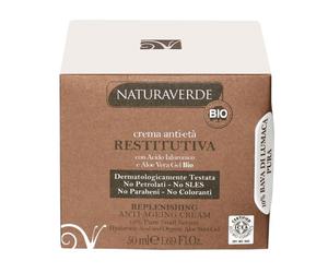 NATURAVERDE CREMA VISO ANTI-ETÀ RESTITUTIVA 50ML.BAVA DI LUMACA