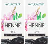Naturaverde Henné Nero Colorante Vegetale 100 gr (Confezione da 2)